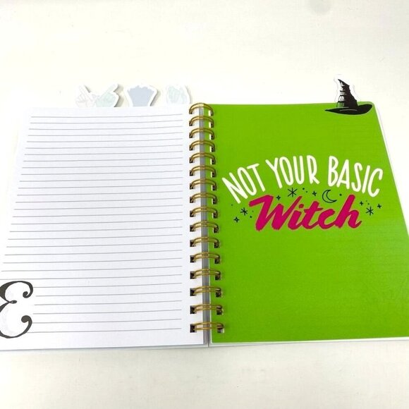 Wicked The Movie Pink Elphaba 96 Page Spiral Tab Journal 8.25" x 6.5" - Picture 5 of 6